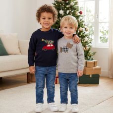 KBX01: Kids Knitted Christmas Jumpers (3-9 Years)